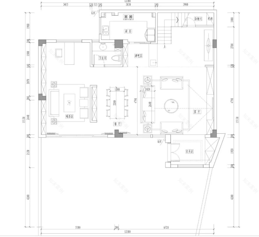 鑫润花园 · 现代简约复式楼的兴趣家居设计丨中国广州丨梁璟堂-5