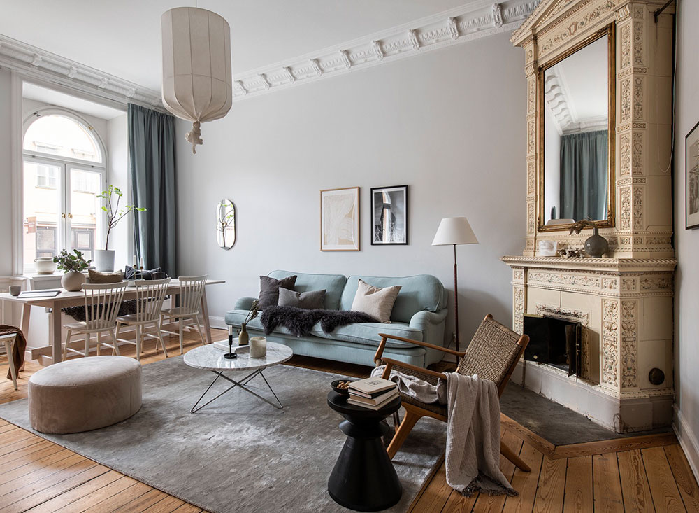 瑞典公寓 | 古典与现代的完美融合-1