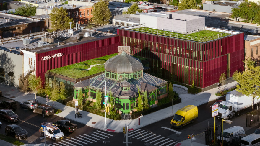 ARO改造纽约绿木公墓温室为迎宾中心丨美国纽约丨ARO(Architecture Research Office)-0