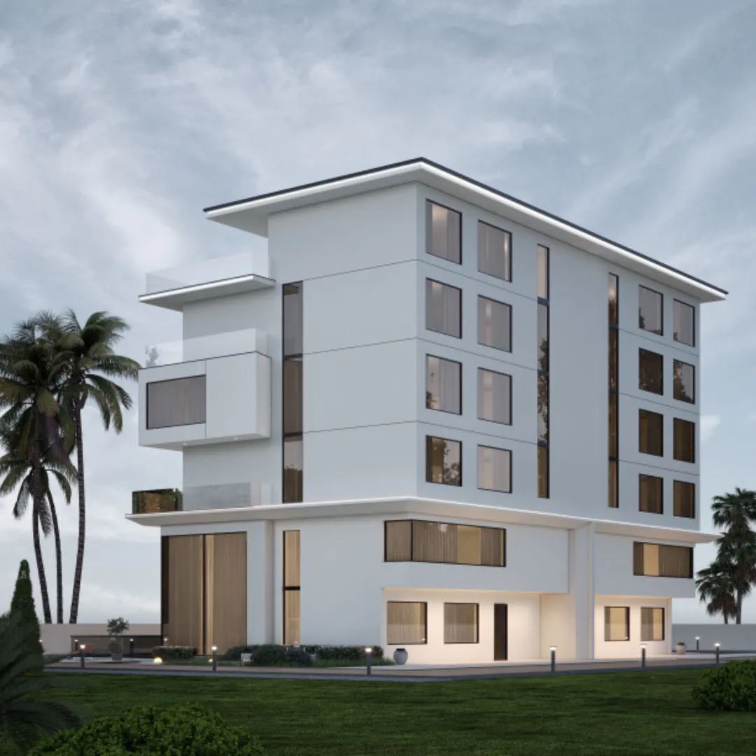 极简双拼别墅外立面设计-12