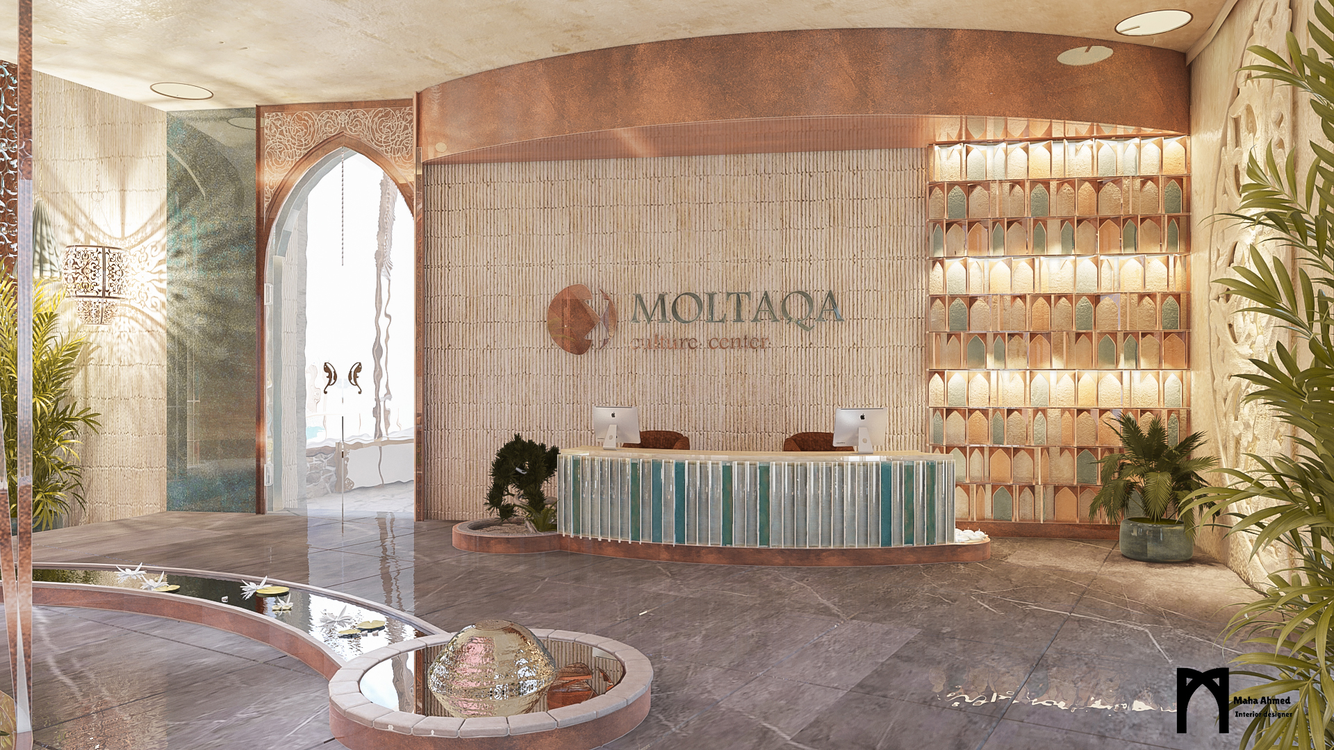 Moltaqa 文化中心接待处设计丨埃及开罗丨Maha Ahmed-7