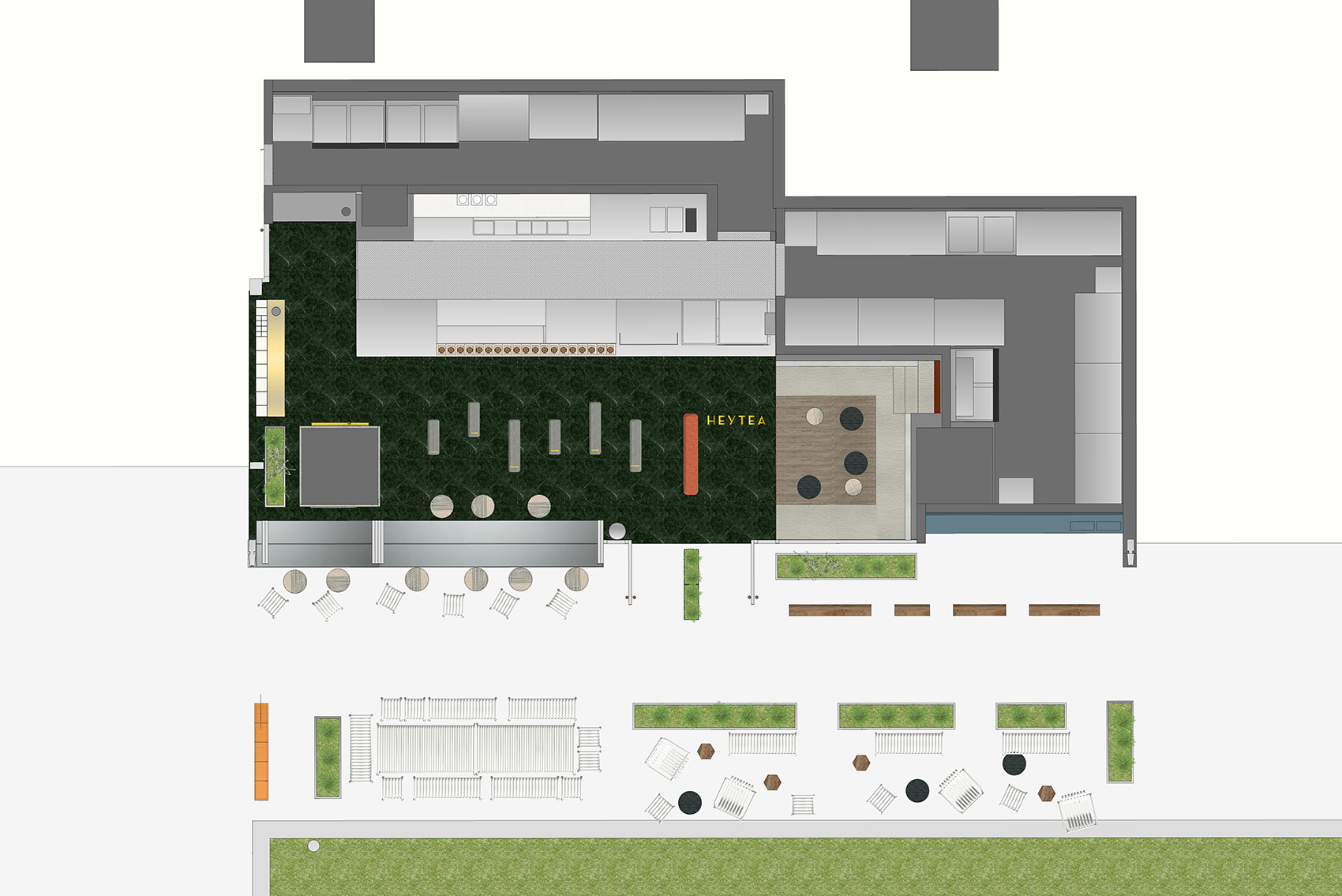 喜茶静安嘉里中心店，上海 / nota建筑设计工作室-43