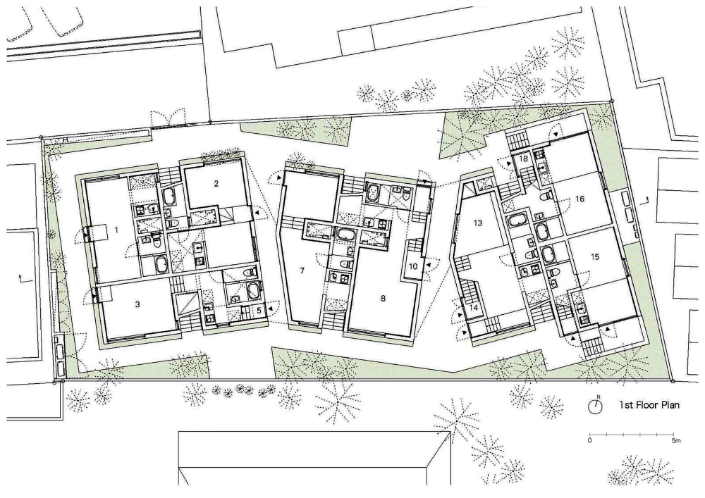 Kaminoge 公寓丨日本东京丨日本川边直哉建筑事务所-16