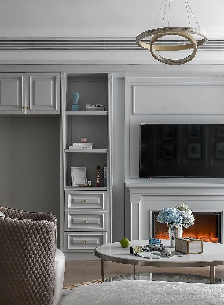 120㎡美式轻奢家居,精致优雅的时尚生活!-7