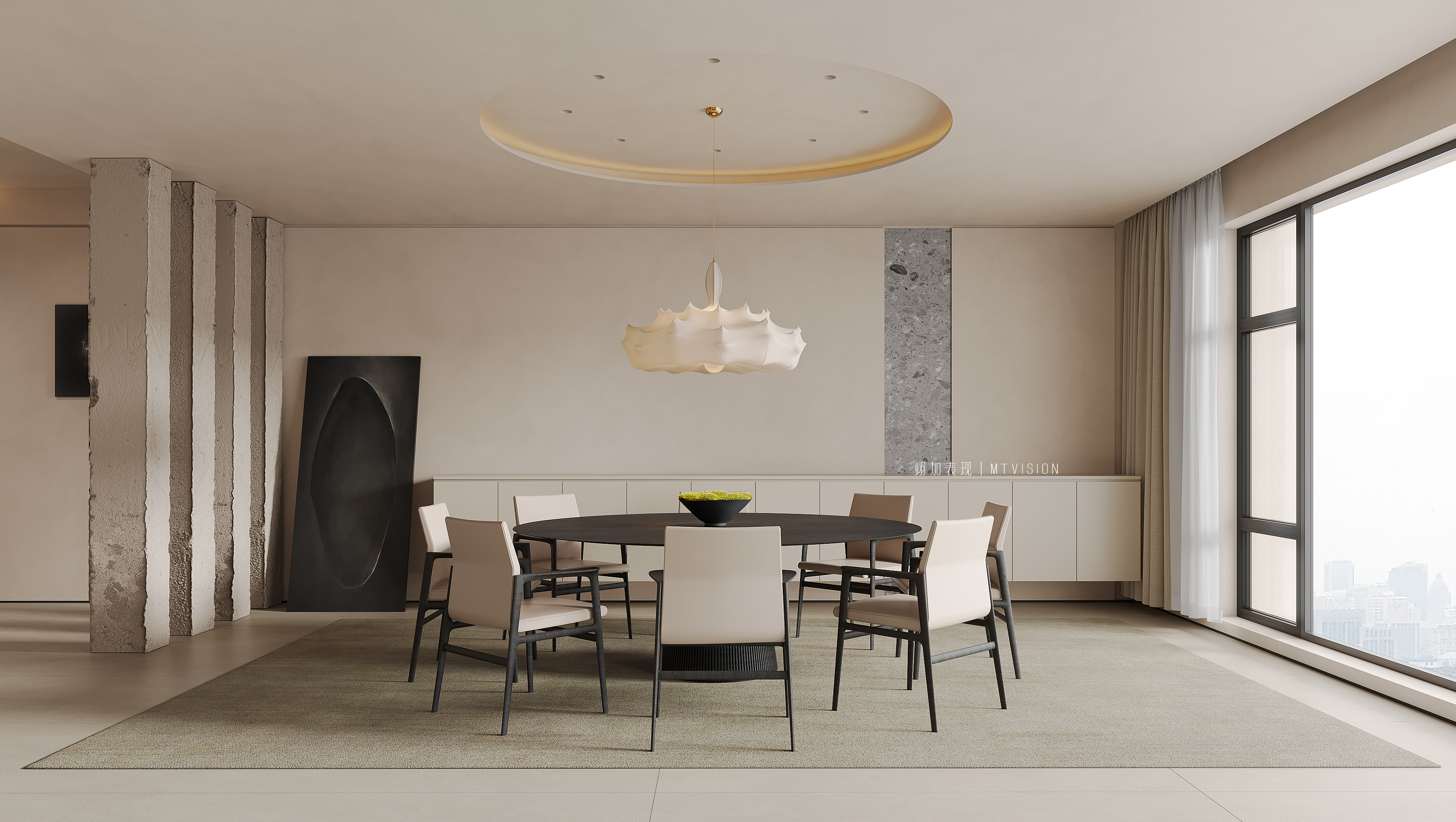简约私宅渲染丨MTT VISION-5