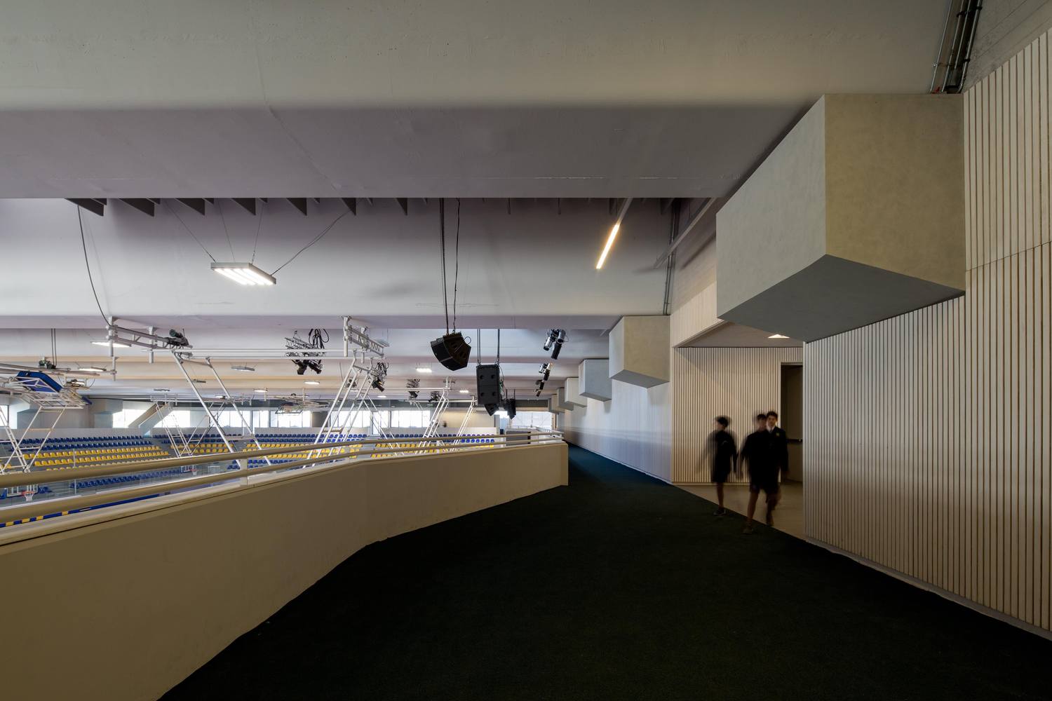 智利森林中的圣乔治学院体育馆-47