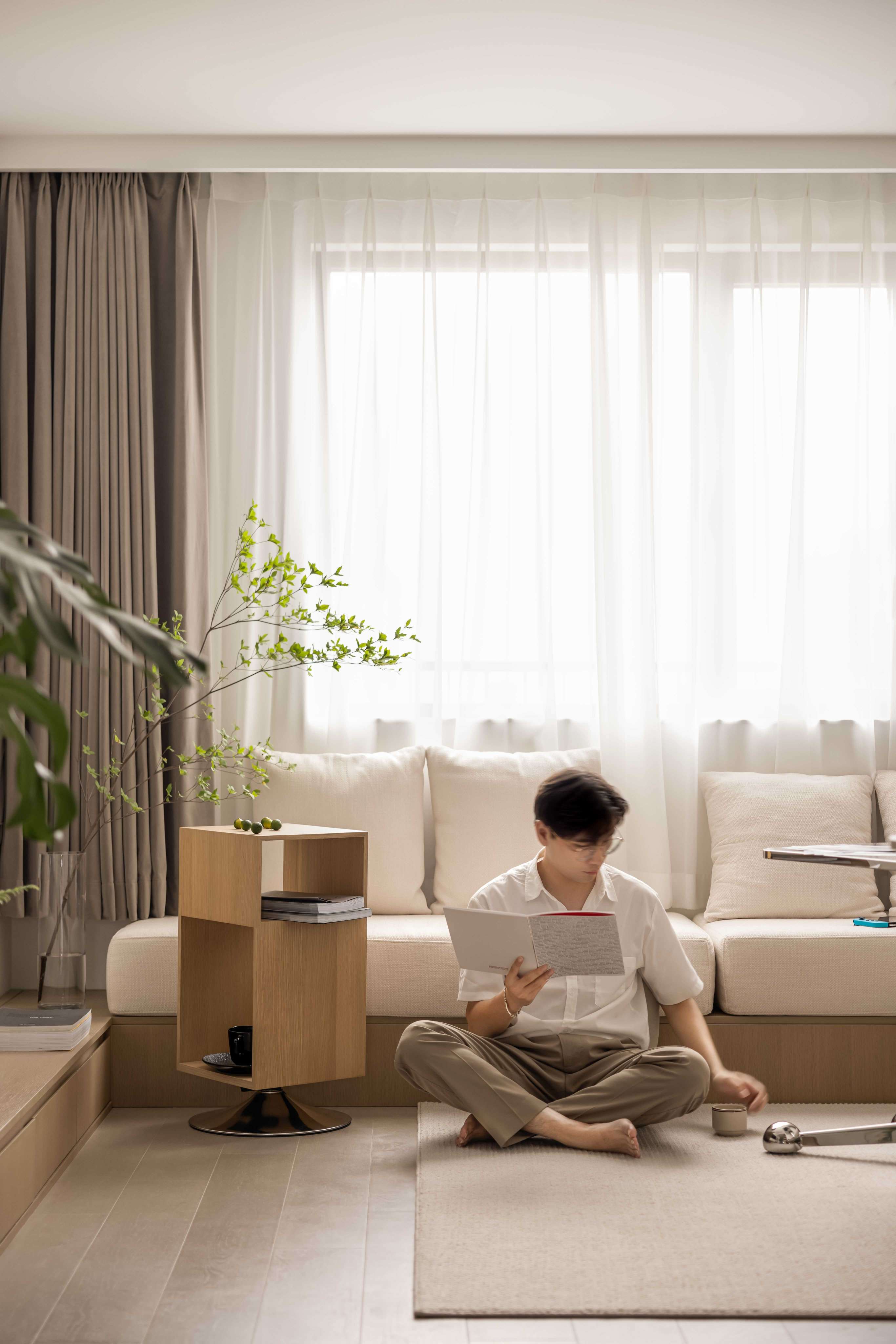 《木构》｜日式高级感 MUJI 风单身公寓丨中国上海丨简狄设计事务所-35