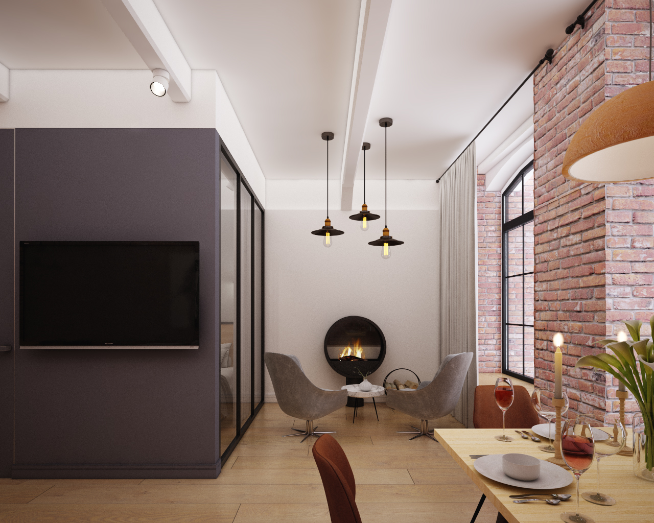 Небольшой лофт в Москве-11