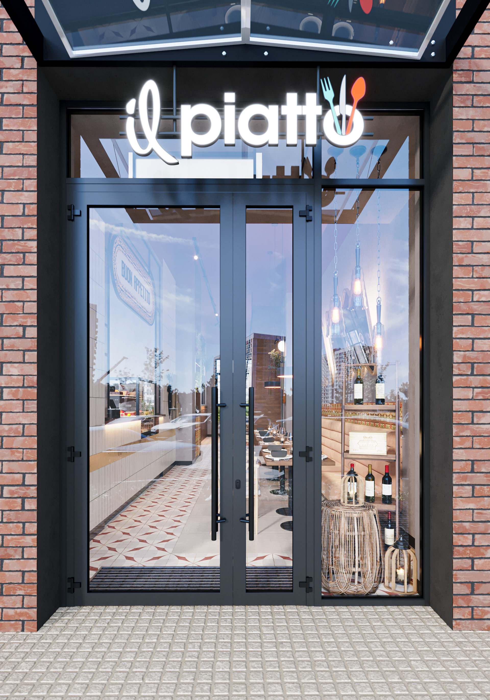 这道菜；那道菜（根据语境，il是意大利语阳性单数定冠词，Piatto意为盘子；菜肴，这里结合常见表达理解为这道菜；那道菜 ） 丨俄罗斯莫斯科-22