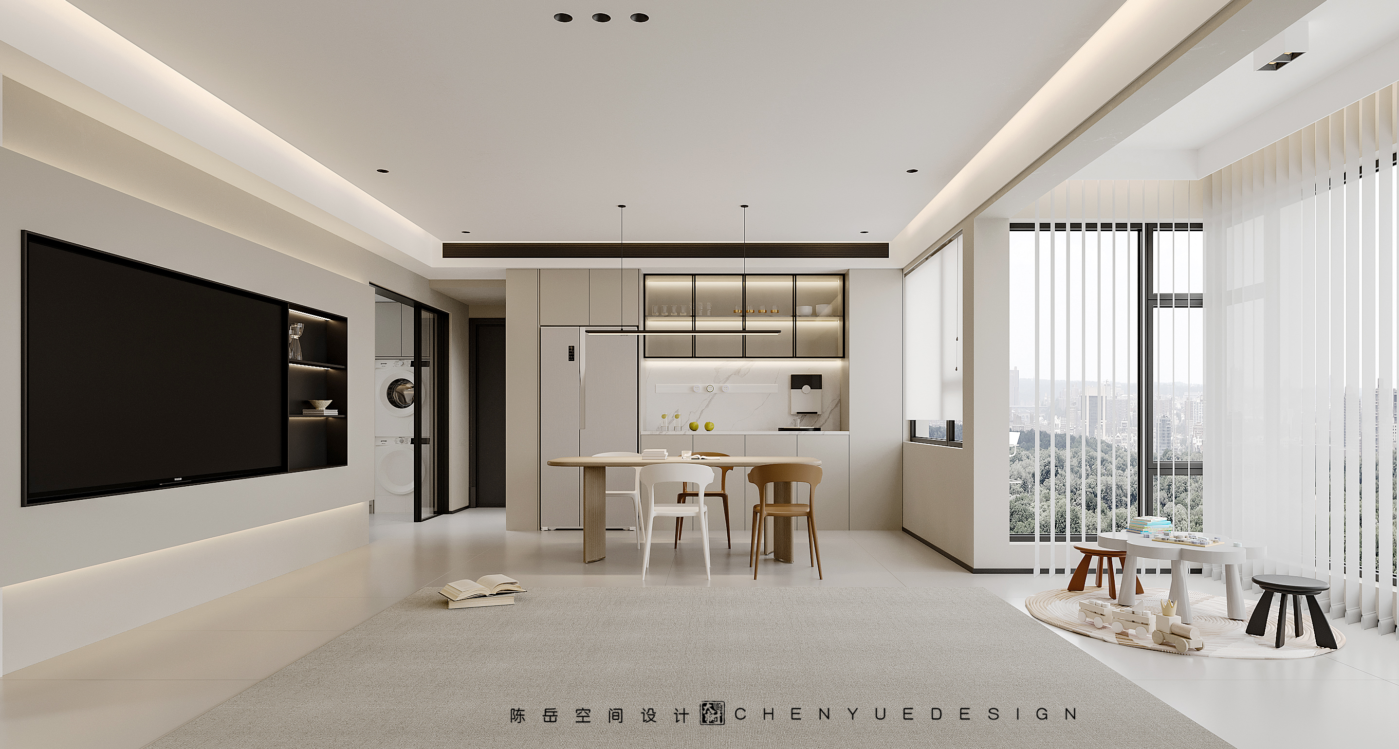 春意 · 怡美雅苑丨陈岳空间设计-8