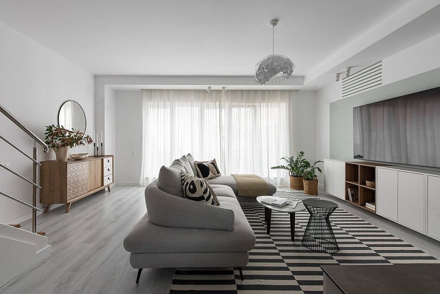 Lazur Mountains 现代公寓丨罗马尼亚布加勒斯特丨Aleksandra Tirnovschi-1