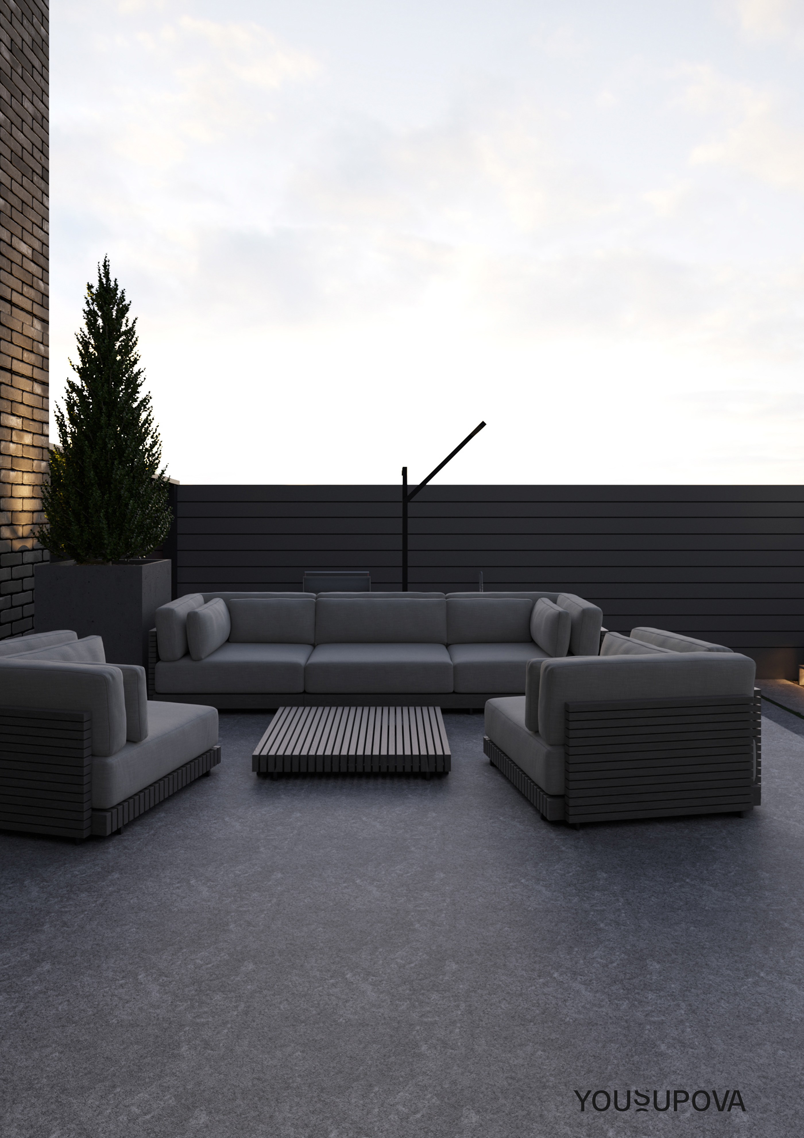 水泥灰色系 空间设计-31