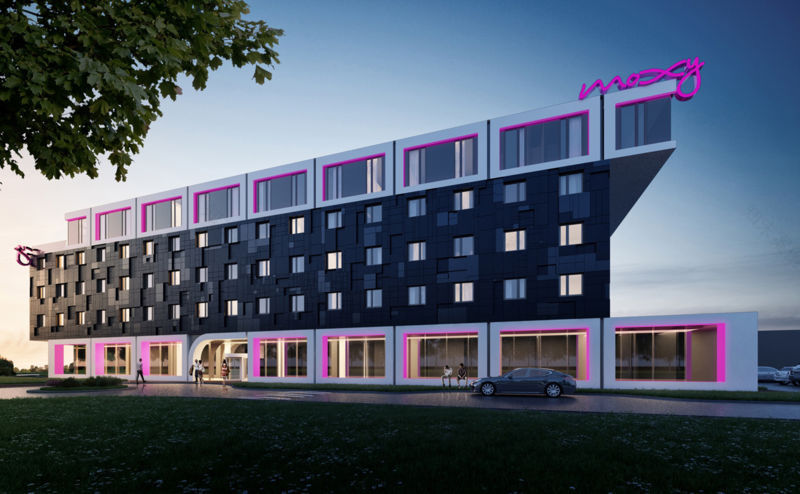 木西酒店***
注:MOXY是万豪旗下酒店品牌,官方中文名是木西 丨KM rubaszkiewicz ARCHITEKCI-8