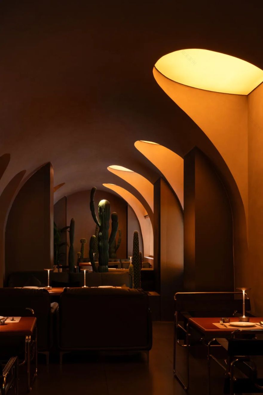 星作 | 2024城市设计星孟磊 | 凡舍设计 | OASIS樂土绿洲 · 西餐厅酒廊-39