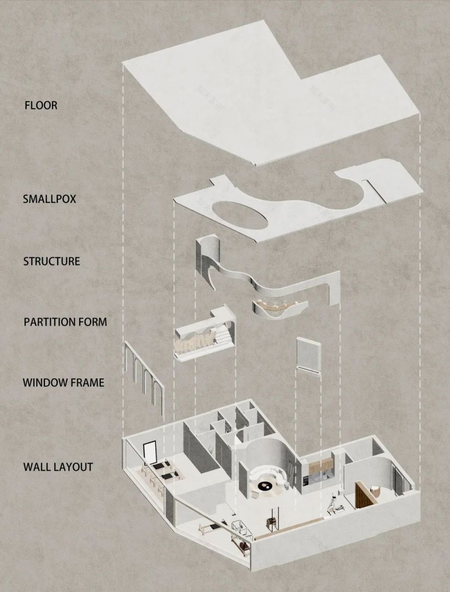 UI普拉提健身馆丨中国惠州丨山隐空间设计事务所-56
