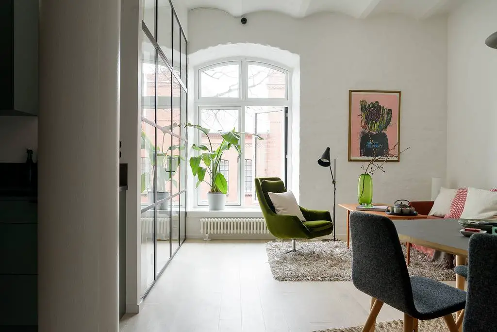 瑞典马莫小户型工业风 loft 设计-8