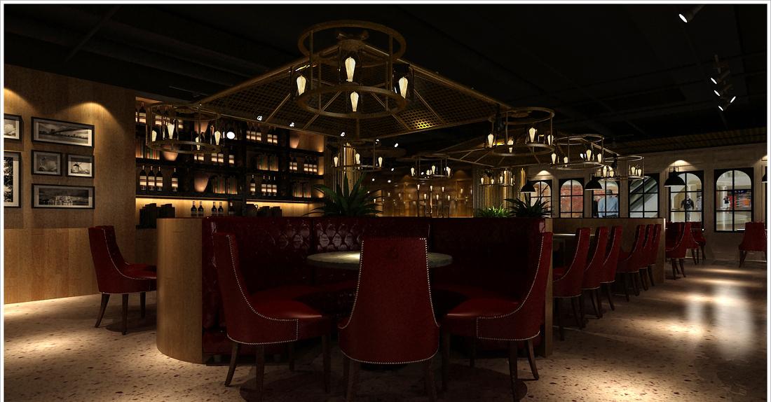 万骏设计/ 茉莉融合餐厅-2