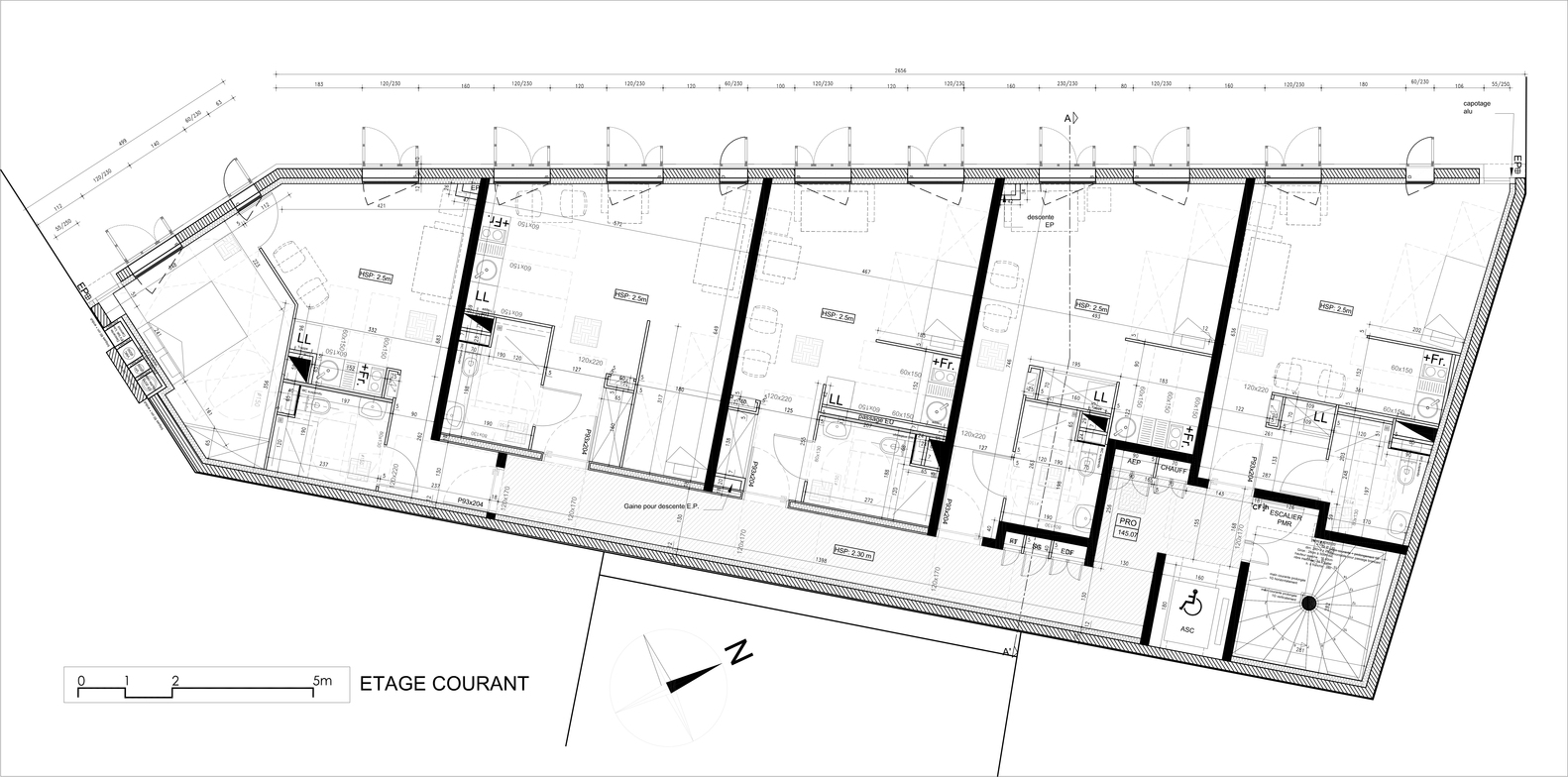 18 套公寓翻新丨法国图卢兹丨Letellier Architectes-15