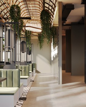 Saudi Restaurant Interior Experience