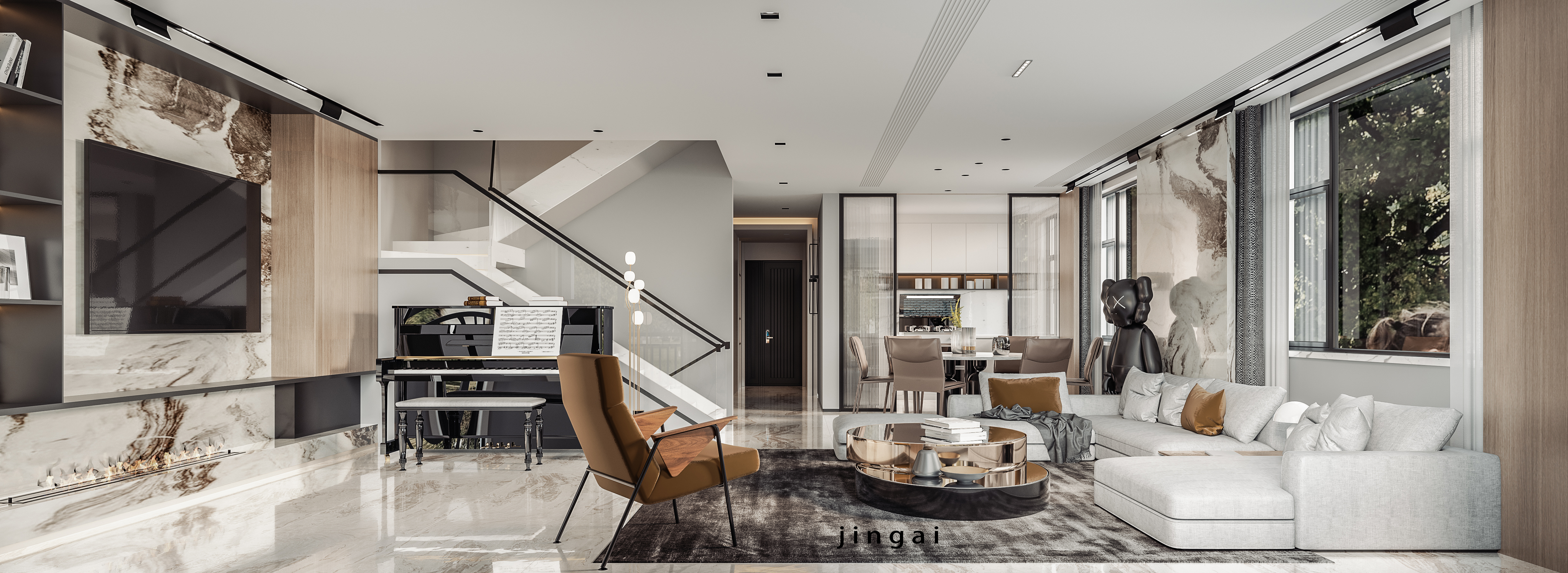 现代简约别墅设计 | CR 渲染器与 PSCC 的完美结合-1