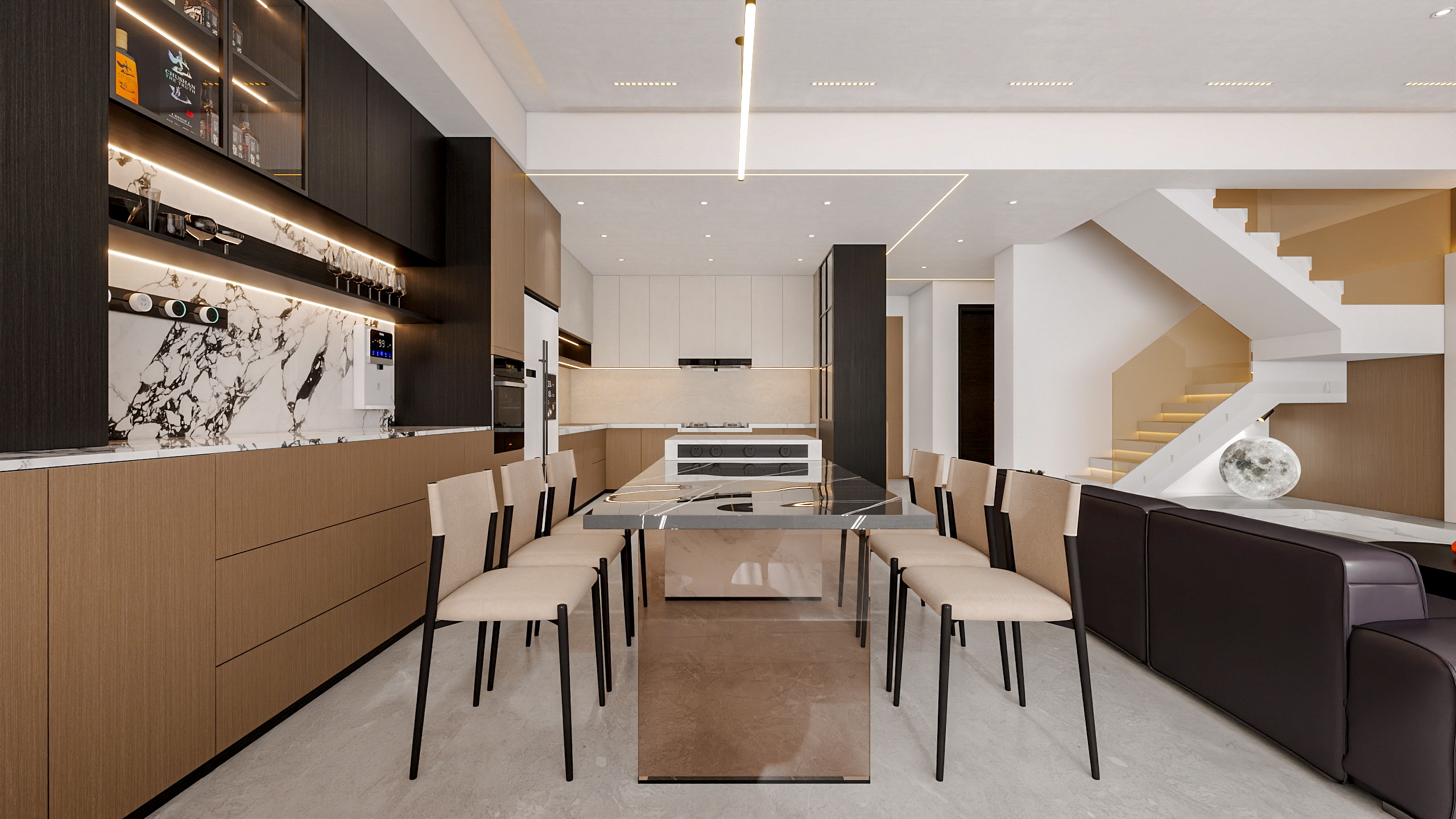 四川成都郫都春屿溪岸（295平方意式极简四居室）-24