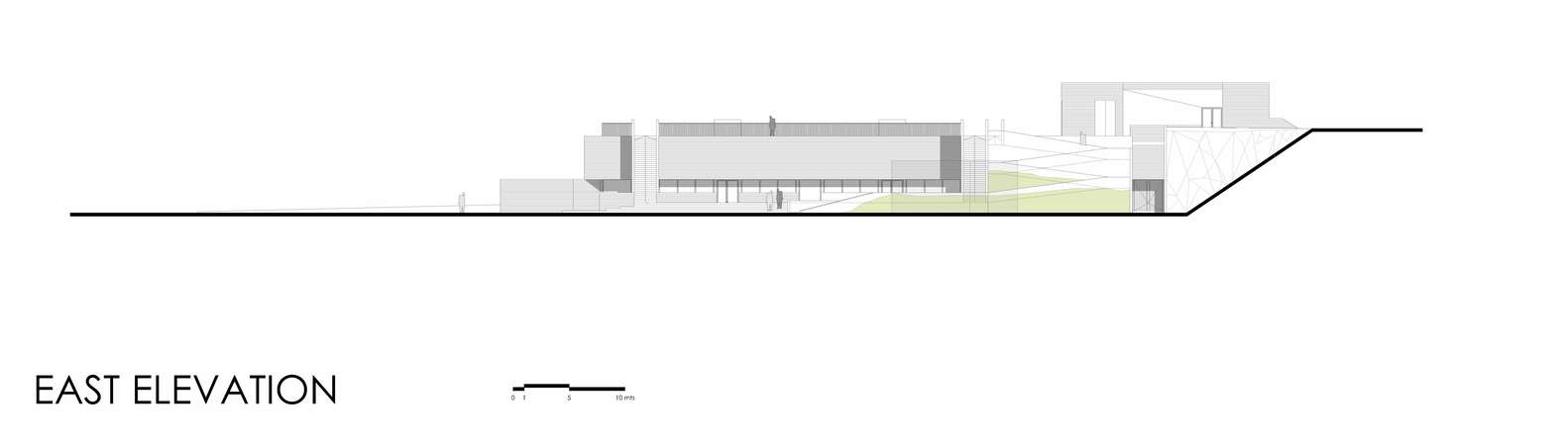 智利森林中的圣乔治学院体育馆-75