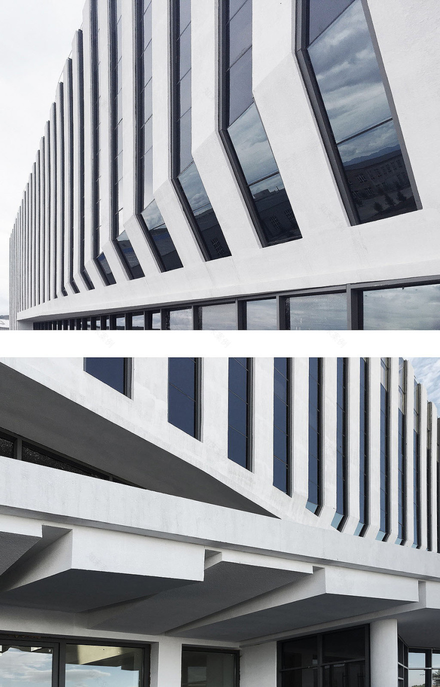 切片层岩 · 赤峰市林西县工业园区的立体艺塑办公建筑丨蒙古丨大连松岩建筑设计院有限公司-10