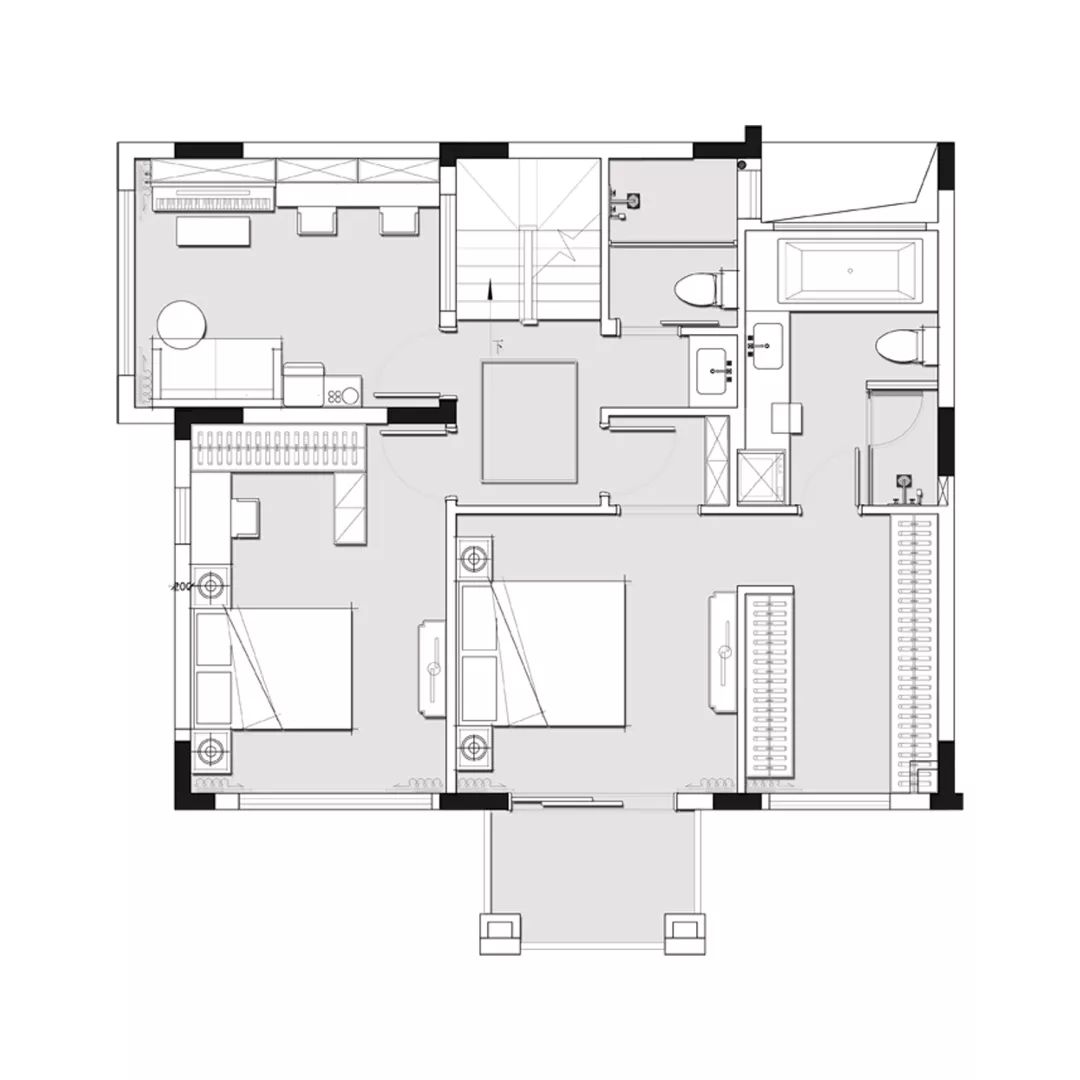鲁能领秀城 240 平米精致美学私宅，打造自然温馨浪漫二人世界-57