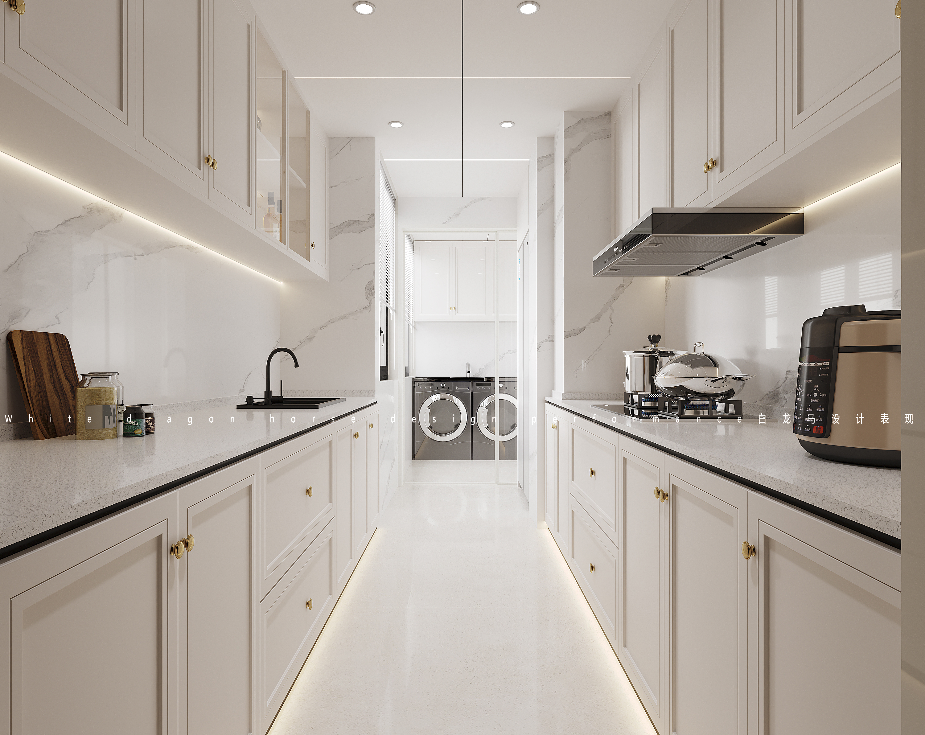 现代奶油风——白龙马效果图-0