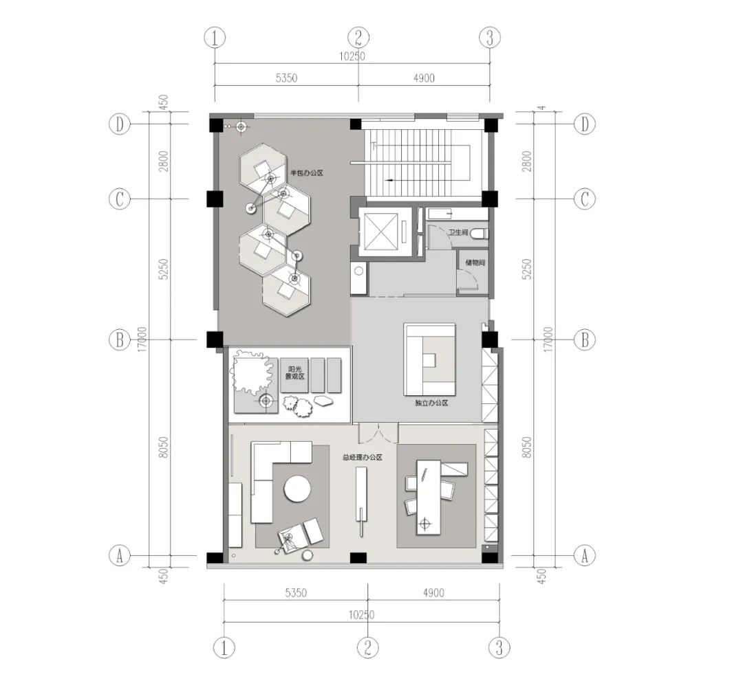 衍筑设计:构建现代别墅办公新概念-42