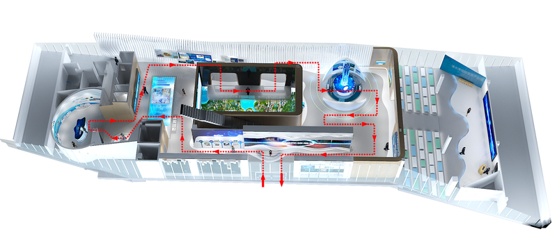 海南清水湾国际信息产业园科技风展厅设计-24