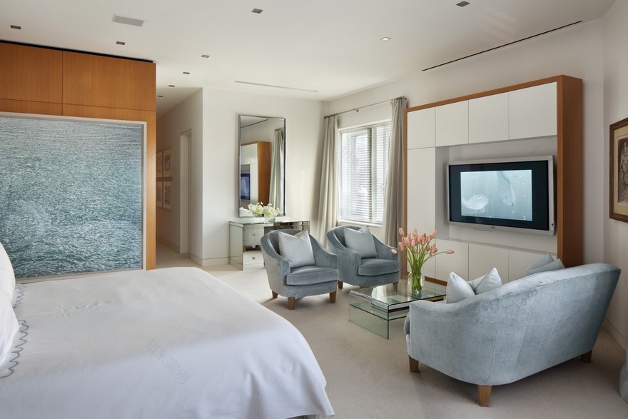 曼哈顿顶层公寓 | 无缝复式空间与城市景观的完美融合-22