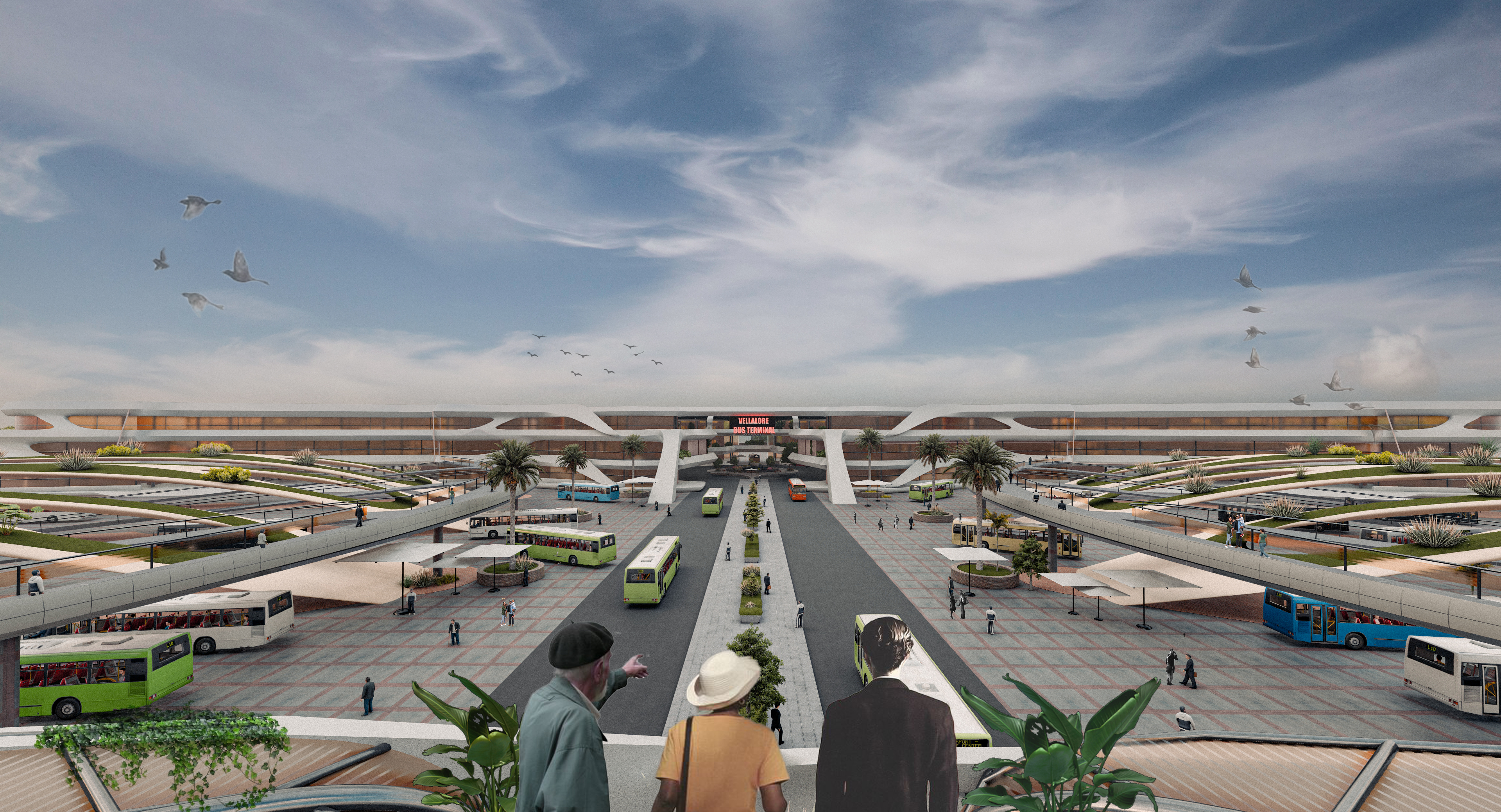 韦拉勒尔公交总站丨印度哥印拜陀-1