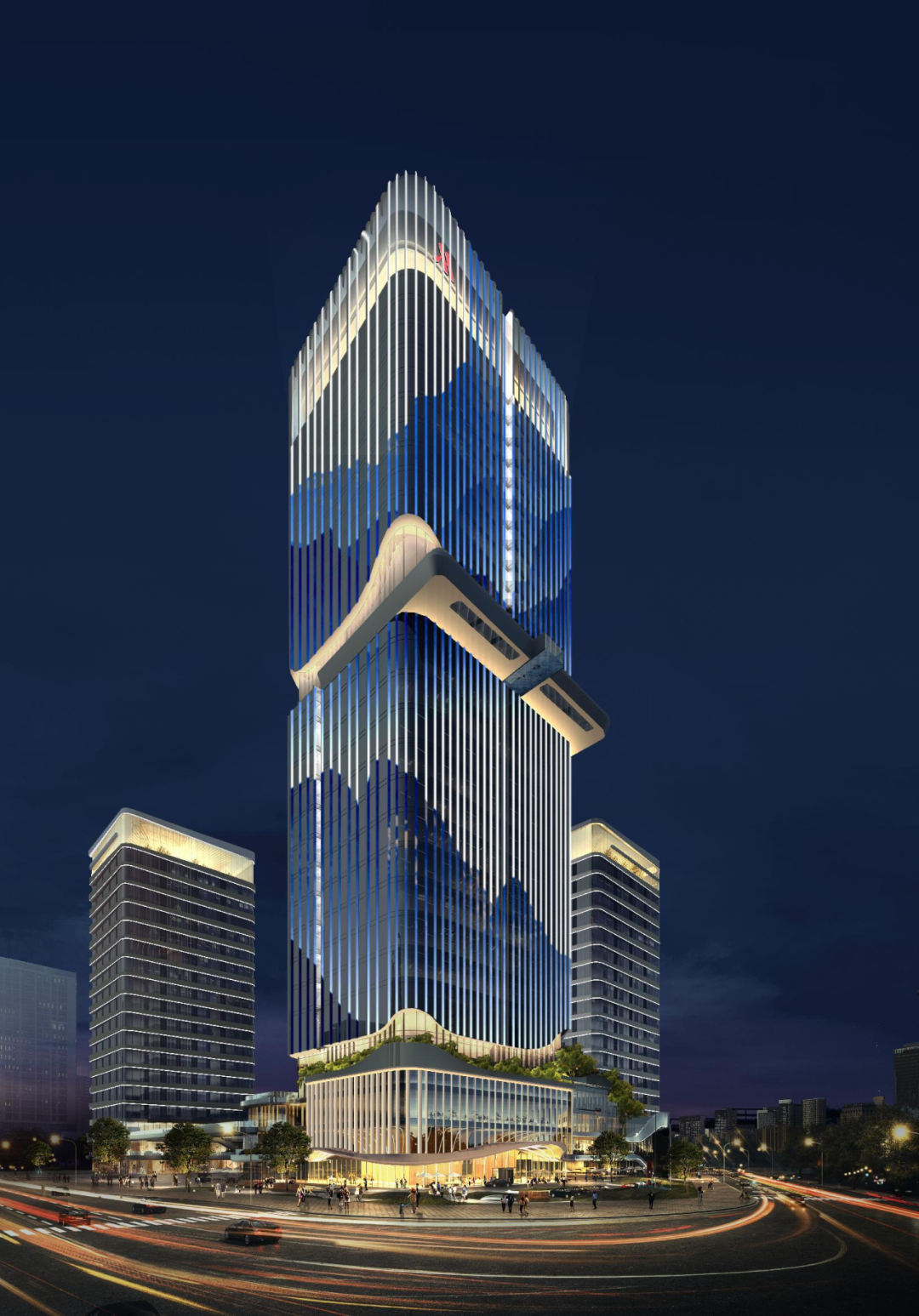 凯顺腾精品业绩【天水中深·财富中心建筑照明设计】-37