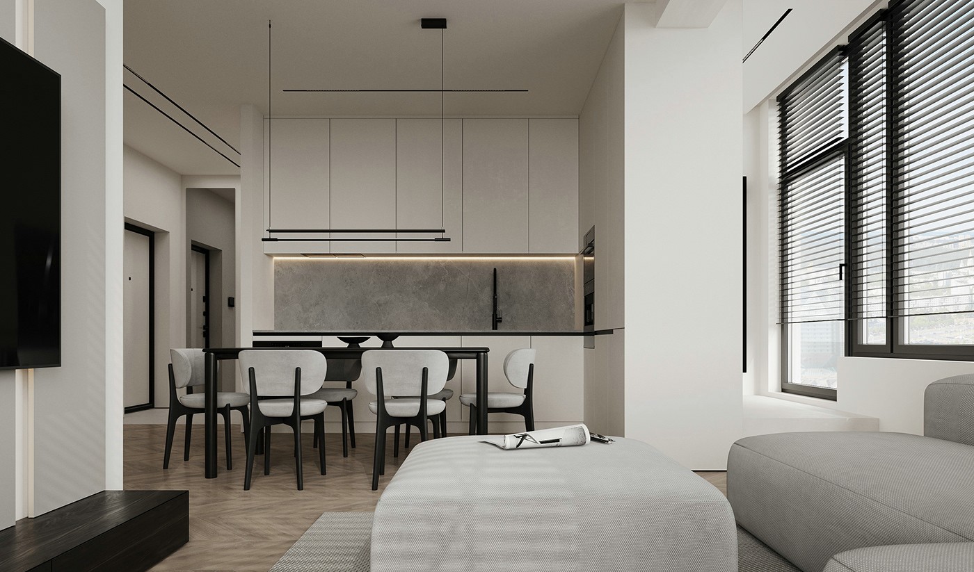 95 平现代极简主义设计-5