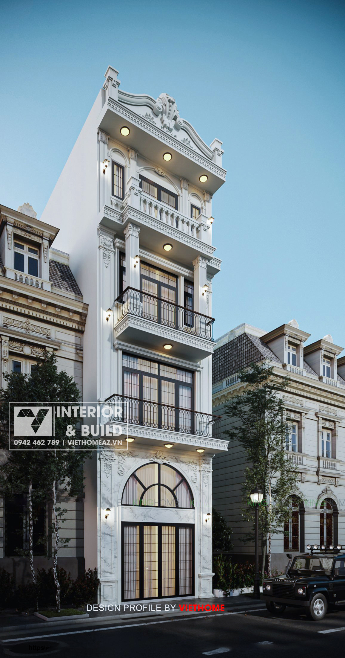 Thiet Ke Nha Pho 4 Tang Hien Dai Tai Quy Nhon-5