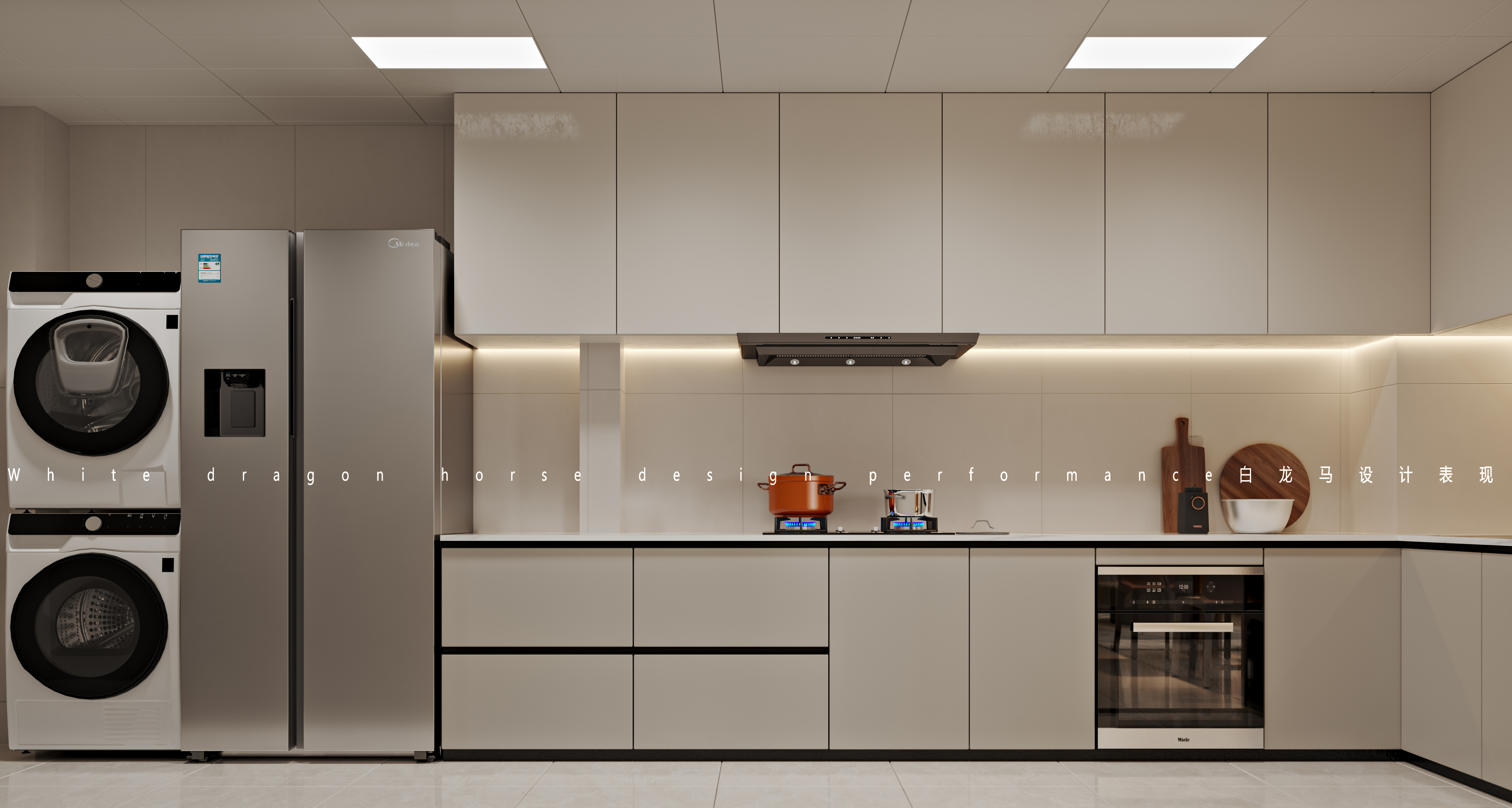 现代极简——白龙马效果图-5