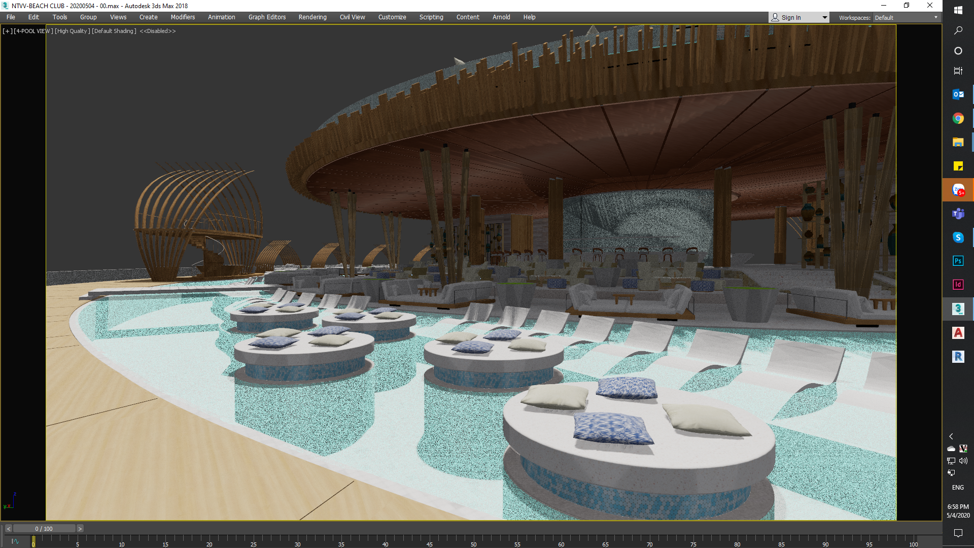 Beach club Vega City in Vietnam with NDA-20