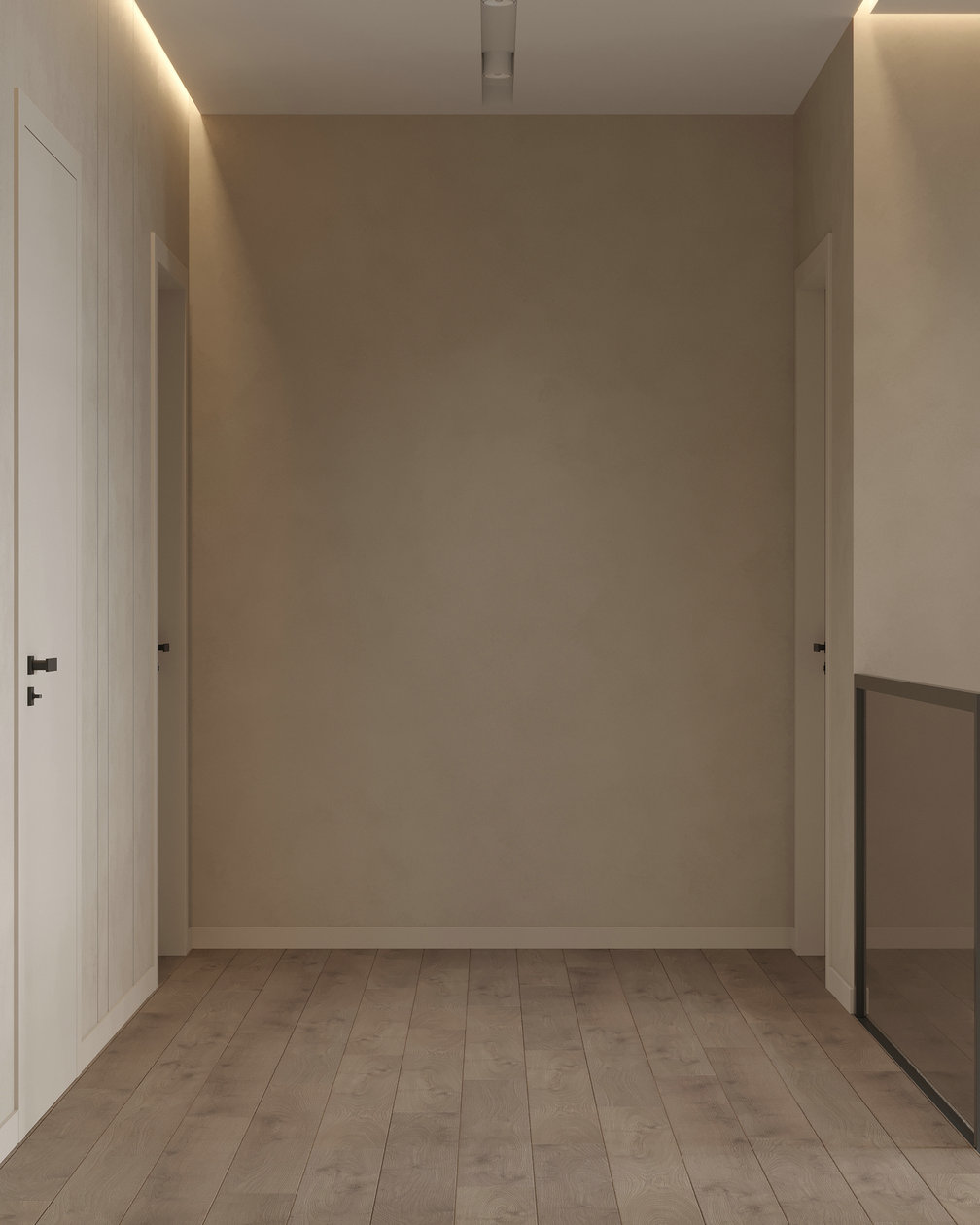 胡桃木与黄色打造的优雅空间-10