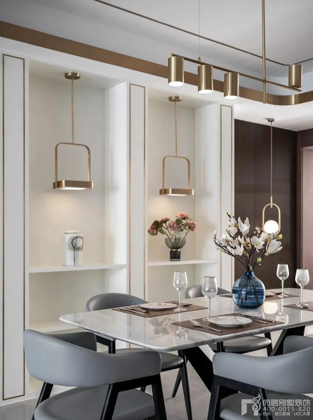 宁静雅致新中式风温馨居所丨中国杭州丨尚层别墅装饰-23