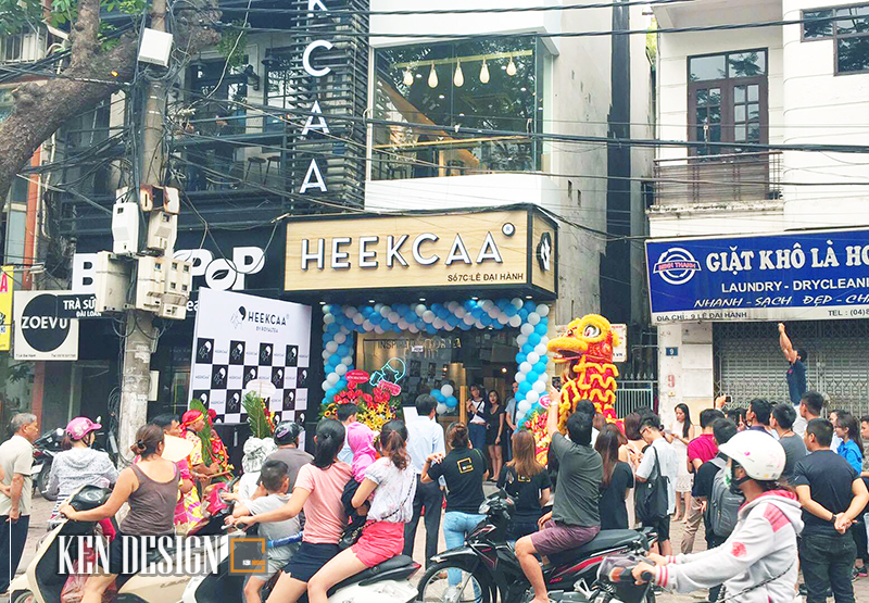 Heekcaa奶茶店室内设计（含 Lê Đại Hành 等店）丨Kendesign 公司-23