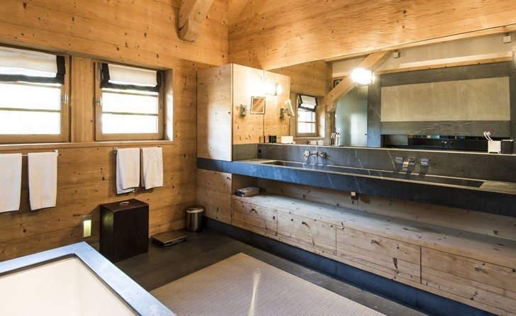 法国阿尔卑斯山豪华小木屋设计-14