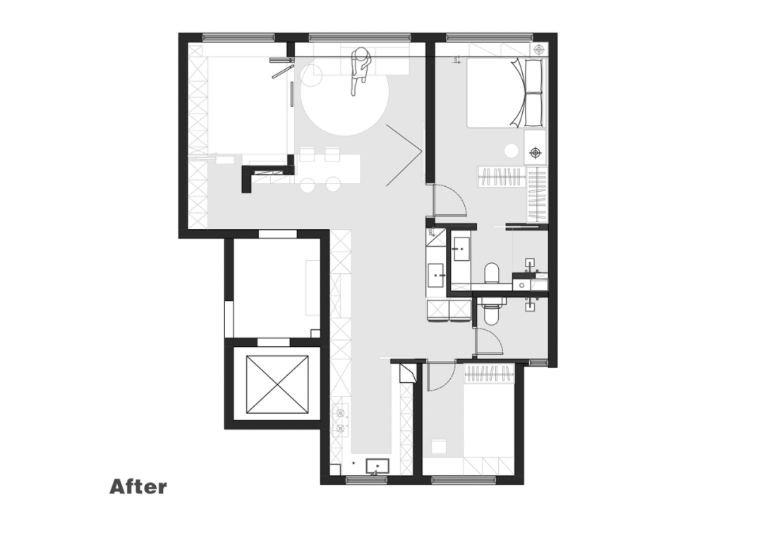 7㎡次卧爆改多功能厅！榻榻米+茶室+书房，120平秒变200平豪宅体验-99