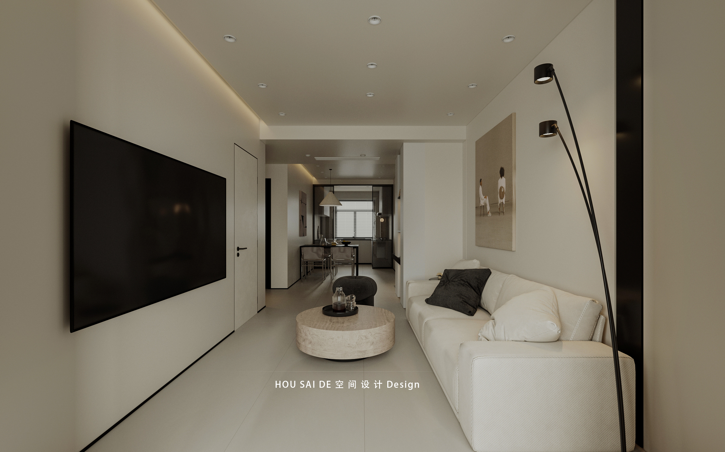 侘寂风格室内设计丨中国河北丨HSD 空间设计-5