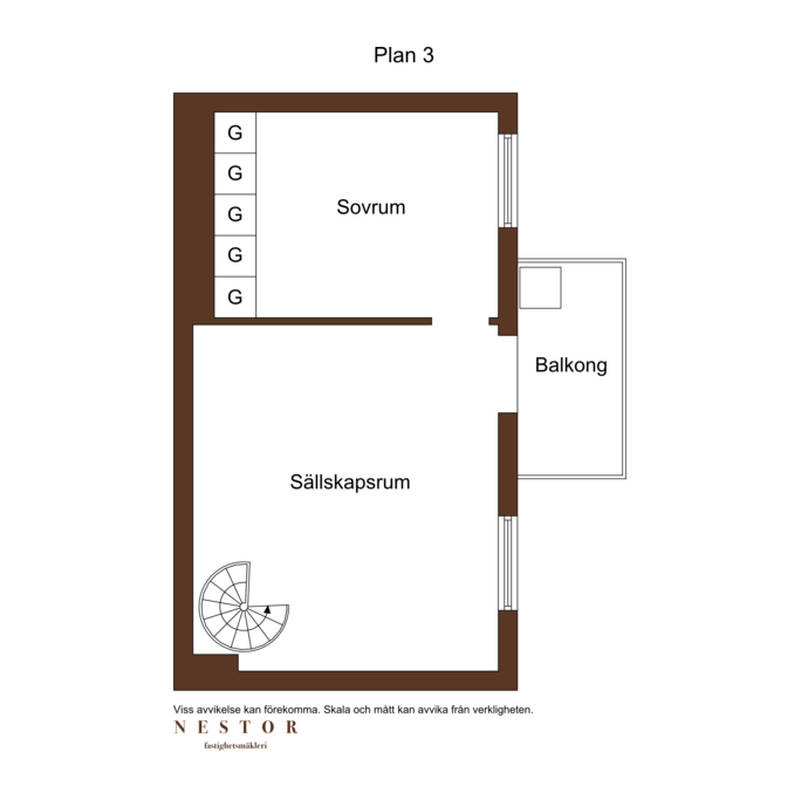 斯德哥尔摩螺旋楼梯双层公寓-25