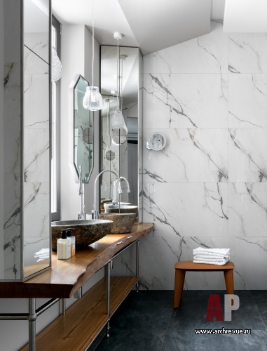 莫斯科郊外带阁楼的三层现代法式古典风格住宅丨俄罗斯莫斯科丨Шалдыбина Светлана（谢尔盖·沙尔迪宾娜）-48