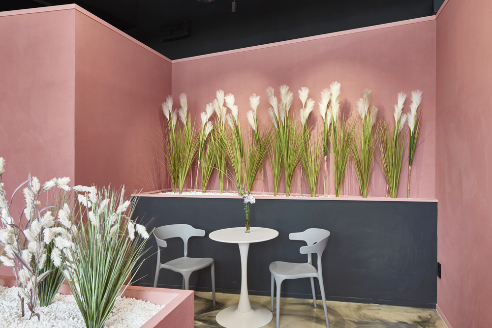 简约 30 坪美容室，黑粉撞色诠释精致品味-11