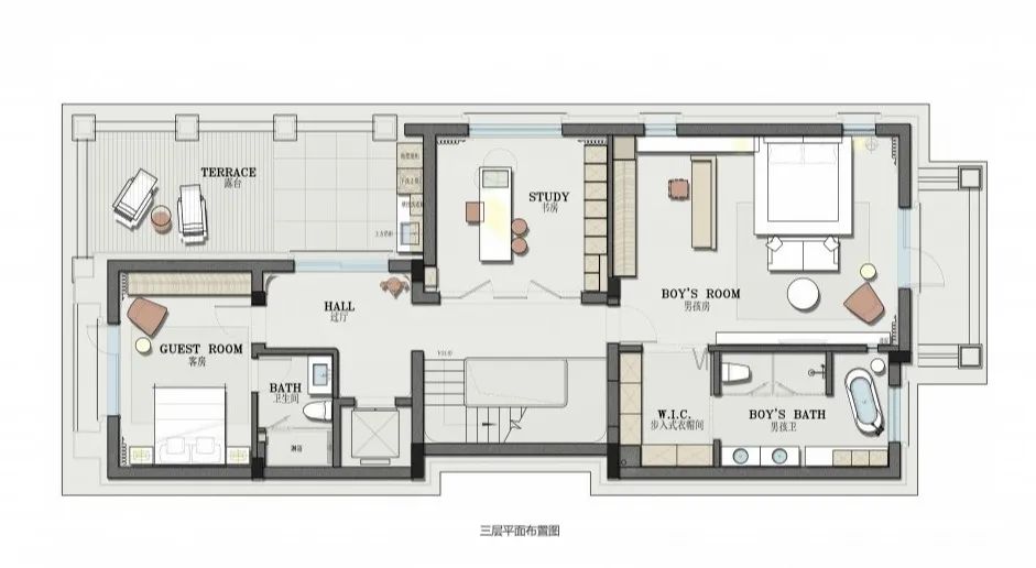 杭州侘寂风家庭住宅设计丨中国杭州丨G空间设计机构-15