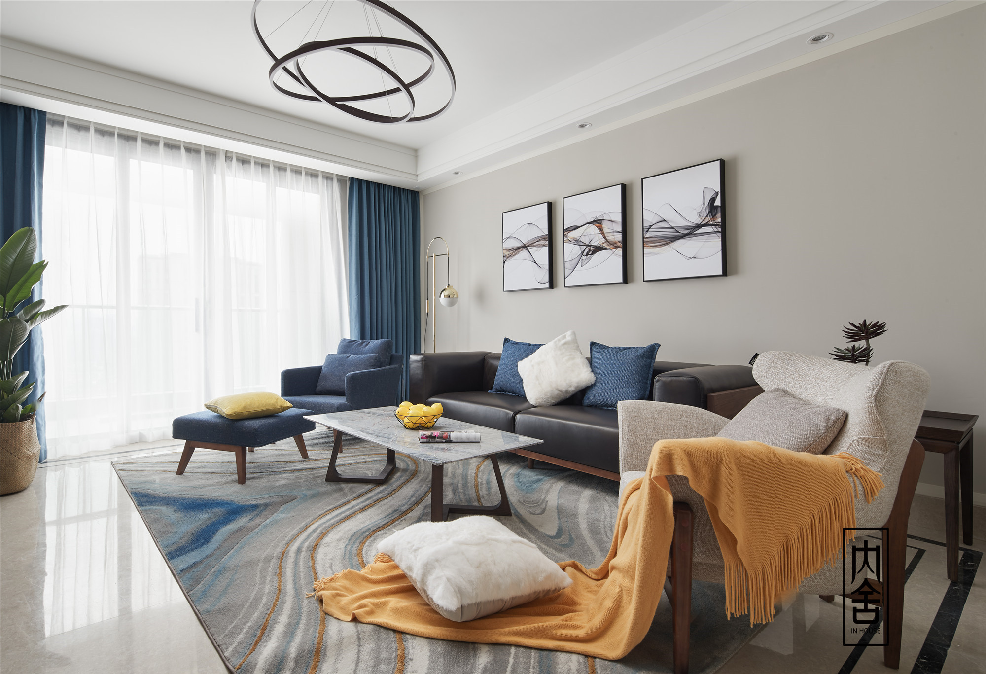 暖调北欧风,一家三口的温馨家居-12