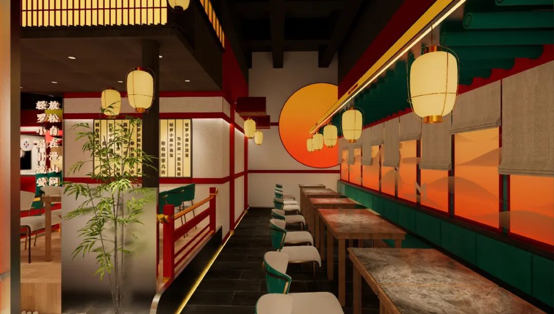 漫山日料品牌空间全案设计丨中国长沙丨由里设计-53
